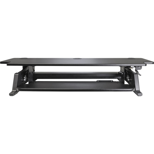 Poste de travail assis-debout Goya, Mod&egrave;le de bureau, 20" h x 42" la x 16" p, Noir Sidevic Inc.