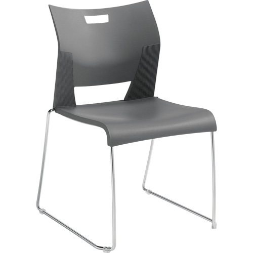 Chaise de formation sans bras Duet, Plastique, Hauteur 33-1/4", Capacit&eacute; 350 lb, Gris Sidevic Inc.