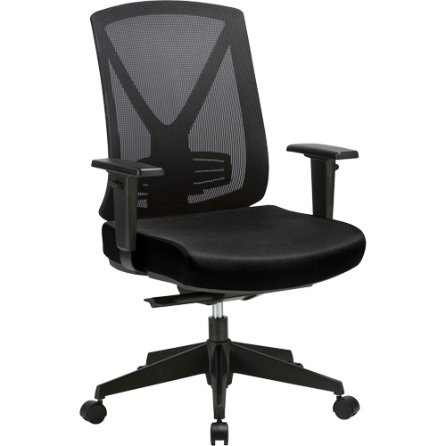 Activ Series Premium Synchro-Tilt Adjustable Chair, Fabric/Mesh, Black, 275 lbs. Capacity Sidevic Inc.
