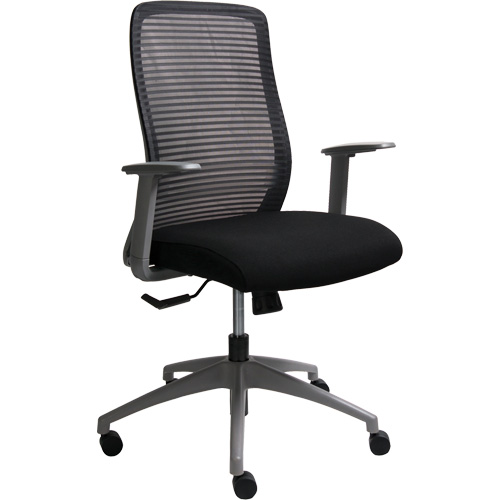 Era Series Adjustable Office Chair, Fabric/Mesh, Black, 275 lbs. Capacity Sidevic Inc.
