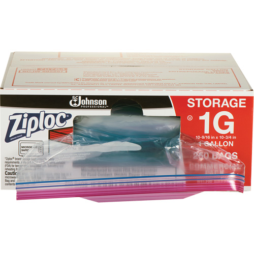 Sacs d'entreposage alimentaire &agrave; double fermeture &agrave; glissi&egrave;re de Ziploc Sidevic Inc.
