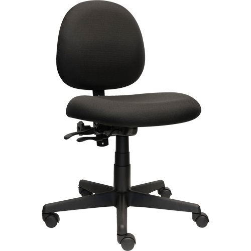 Chaise de travail &agrave; dossier bas Aspen, Tissu, Noir, Capacit&eacute; 275 lb Sidevic Inc.