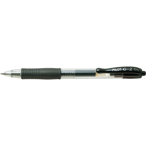 Stylo &agrave; encre gel G2, Noir, 0,5 mm, R&eacute;tractable Sidevic Inc.