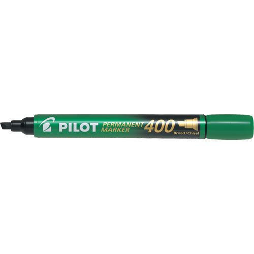 400 Permanent Marker, Green, Chisel Tip Sidevic Inc.
