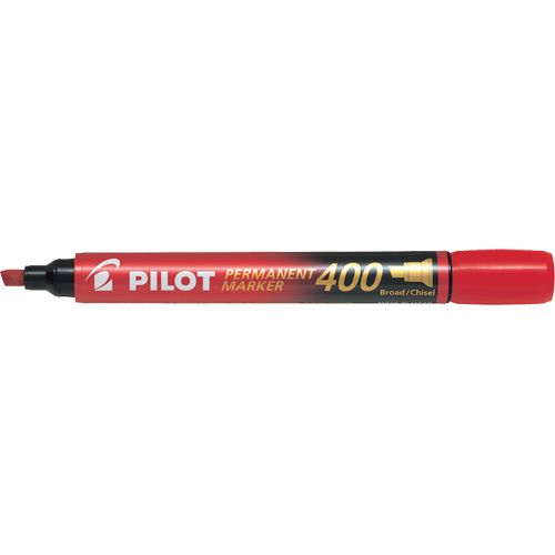 Marqueur permanent 400, Rouge, Pointe Ciseau Sidevic Inc.