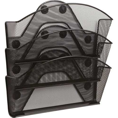 Classeur magn&eacute;tique en treillis m&eacute;tallique Onyx, 3 pochettes Sidevic Inc.