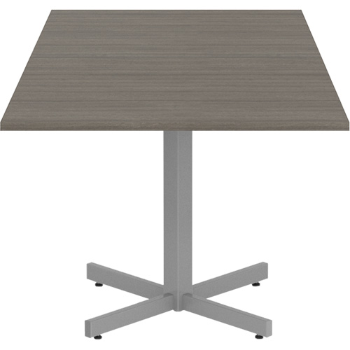 Table carr&eacute;e &agrave; hauteur r&eacute;glable Newland, 36" lo x 36" la x 29" h, Dessus de 1", Stratifi&eacute;, Brun Sidevic Inc.