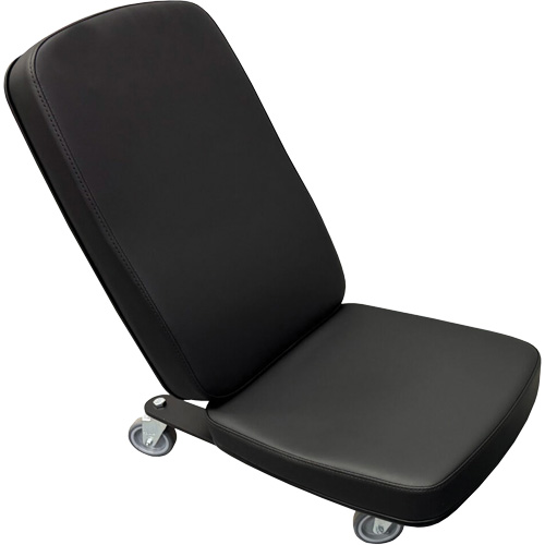 Mini chaise industrielle FLEX, Vinyle, Noir, Capacit&eacute; 280 lb Sidevic Inc.