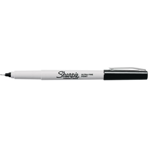 Marqueur Pro Industrial, Noir, Pointe Ultra fin Sidevic Inc.