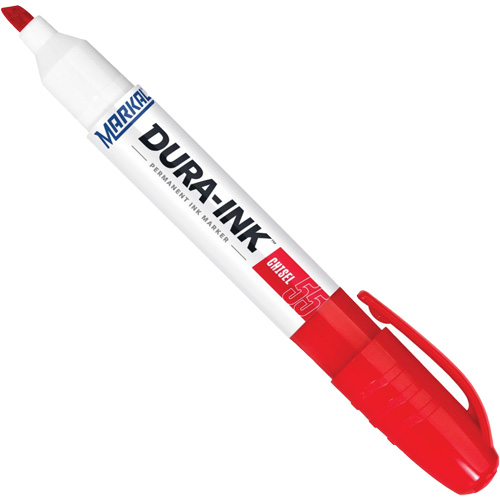 Dura-Ink&reg; Marker #55, Red, Chisel Tip Sidevic Inc.