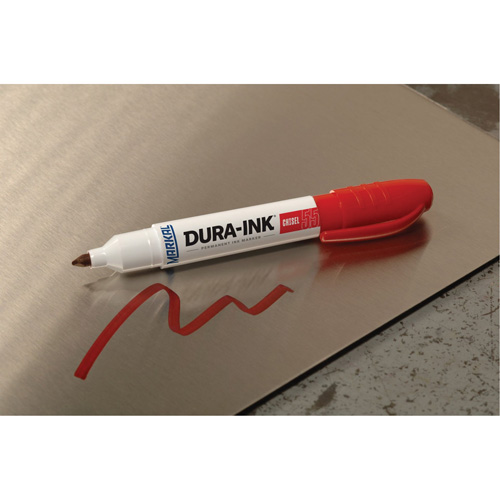 Dura-Ink&reg; Marker #55, Red, Chisel Tip Sidevic Inc.
