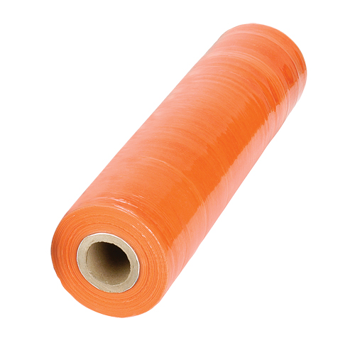 Film &eacute;tirable, Calibre 80 (20,3 microm&egrave;tres), 18" x 1000', Orange Sidevic Inc.
