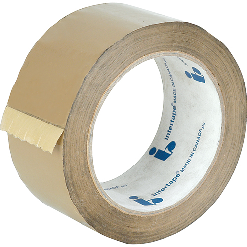 Box Sealing Tape, Hot Melt Adhesive, 2 mils, 48 mm (1-22/25") x 100 m (328') Sidevic Inc.