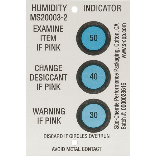 Indicateurs d'humidit&eacute; Sidevic Inc.
