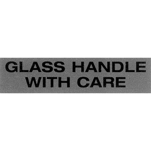 &eacute;tiquettes pour traitement sp&eacute;cial Glass Handle with Care, 5" lo x 2" la, Noir/rouge Sidevic Inc.