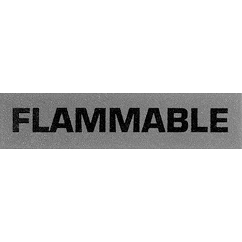 "Flammable" Special Handling Labels, 5" L x 2" W, Black on Red Sidevic Inc.