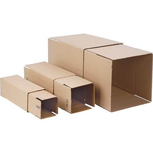 Boîtes ondul&eacute;es t&eacute;lescopiques, 6" la x 6" lo, Gamme de hauteur de 36" - 72" Sidevic Inc.