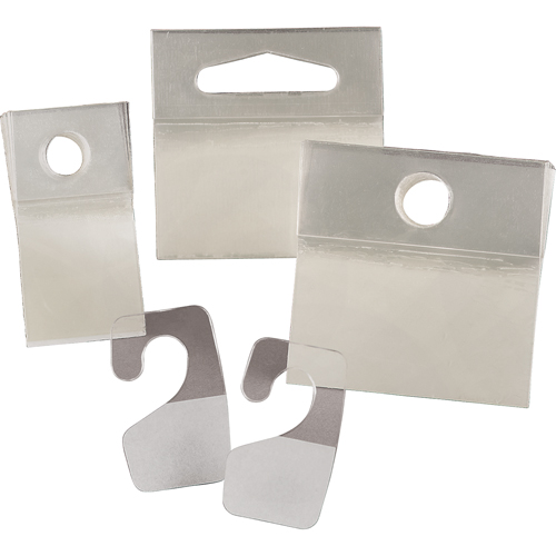 &eacute;tiquettes &agrave; oeillet pour pr&eacute;senter la marchandise Sidevic Inc.