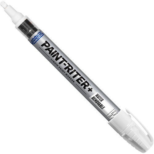 Paint-Riter&reg;+ Water Removable Paint Marker, Liquid, White Sidevic Inc.