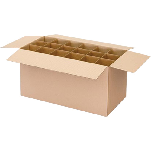 Boîte d'exp&eacute;dition pour cannettes a&eacute;rosols, 12-1/4" lo x 9-3/16" la x 10-5/16" h, ondulations C Sidevic Inc.
