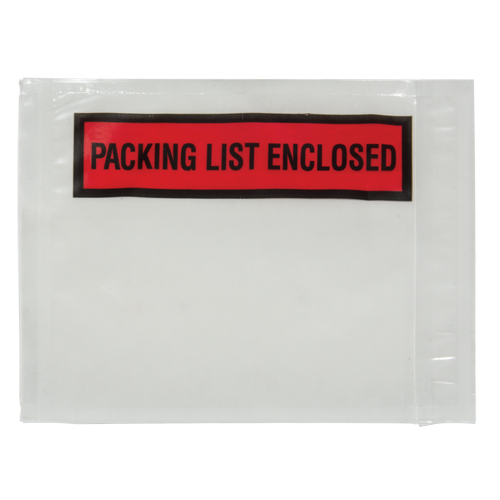Packing List Envelope, 4-1/2" L x 5-1/2" W, Backloading Style Sidevic Inc.