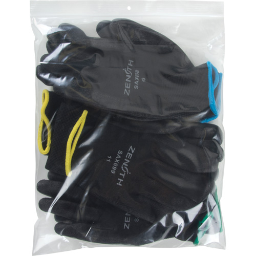 Sacs en poly, Refermable, 12" x 10", 2 mils Sidevic Inc.