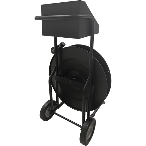 Strapping Dispenser, Polyester/Steel/Polypropylene Straps, 16"/8" Core Dia., 3"/8"/6" Roll Width Sidevic Inc.