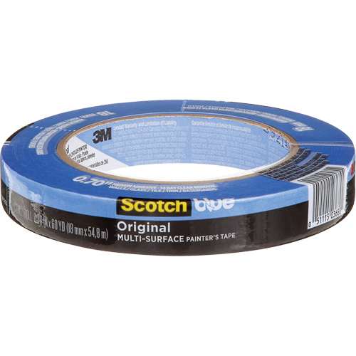 ScotchBlue Original Multi-Surface Painter's Tape 2090, 18 mm (3/4") x 54.8 m (180'), Blue Sidevic Inc.