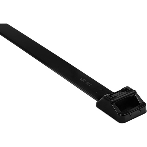 Heavy-Duty Cable Ties, 20" Long, 250 lbs. Tensile Strength, Black Sidevic Inc.