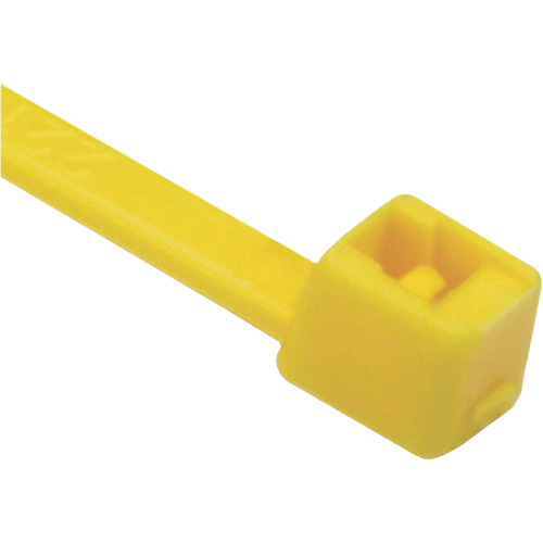 T Series Cable Ties, 8" Long, 50 lbs. Tensile Strength, Yellow Sidevic Inc.