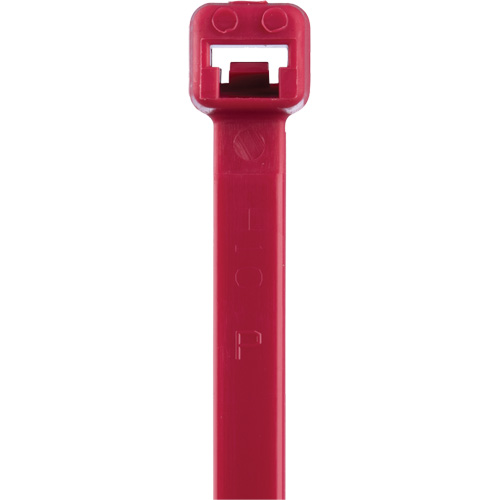 Attaches de c&acirc;bles s&eacute;rie T, Longueur 8", R&eacute;sistance &agrave; la traction 50 lb, Rouge Sidevic Inc.