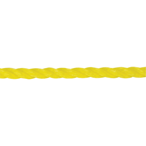 1/4" Braided Yellow Rope, Polypropylene, 1300' Sidevic Inc.