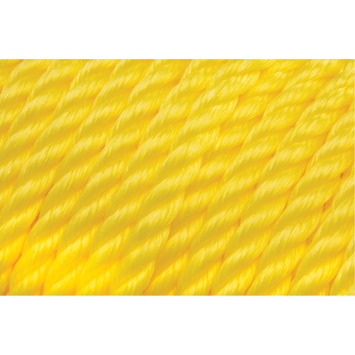 Corde jaune tress&eacute;e 1/2", Polypropyl&egrave;ne, 335' Sidevic Inc.