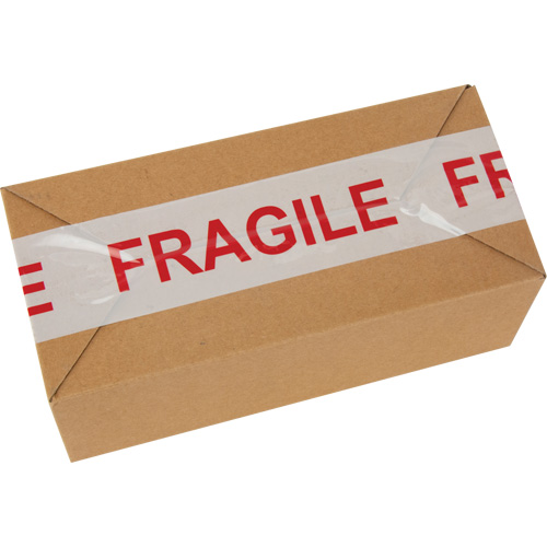 "Fragile" Box Sealing Tape, Hot Melt Adhesive, 2 mils, 48 mm (2") x 100 m (328') Sidevic Inc.