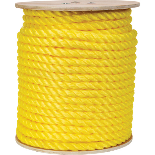 Braided Yellow Rope, Polypropylene, 300' Sidevic Inc.