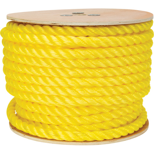 Corde jaune tress&eacute;e, Polypropyl&egrave;ne, 144' Sidevic Inc.