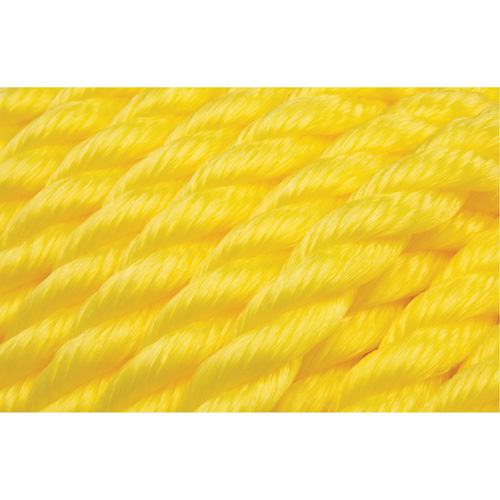 Corde jaune tress&eacute;e, Polypropyl&egrave;ne, 144' Sidevic Inc.