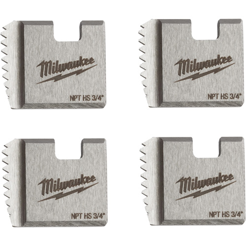 Matrices de tuyauterie portables NPT, Pour tuyau de 3/4", Acier rapide Sidevic Inc.