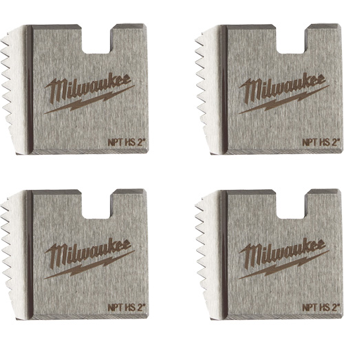 Matrices de tuyauterie portables NPT, Pour tuyau de 2", Acier rapide Sidevic Inc.