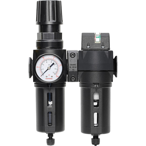 Filtre/r&eacute;gulateur + filtre coalescent drain manuel avec bol standard Modulair 300, 1/4" NPT, 150 psi, Capacit&eacute; de 5,1 oz liq. Sidevic Inc.