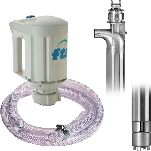 PFS-40 Drum Pump Kit with M3V Motor, Stainless Steel Sidevic Inc.