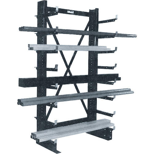 Rayonnage en porte-&agrave;-faux simple Minitree, 36" la x 76-3/16" h Sidevic Inc.