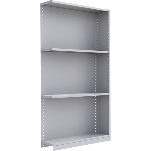 Interlok Shelving Unit, Steel, Boltless, 450 lbs. Capacity, 48" W x 88" H x 24" D Sidevic Inc.