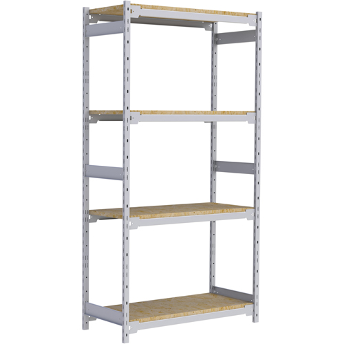 &eacute;tag&egrave;re-classeur de grande largeur, Acier, 4 Tablettes, 42" la x 18" p x 84" h Sidevic Inc.