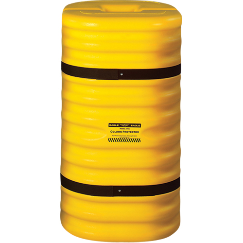 Column Protector, 8" x 8" Inside Opening, 24" L x 24" W x 42" H, Yellow Sidevic Inc.
