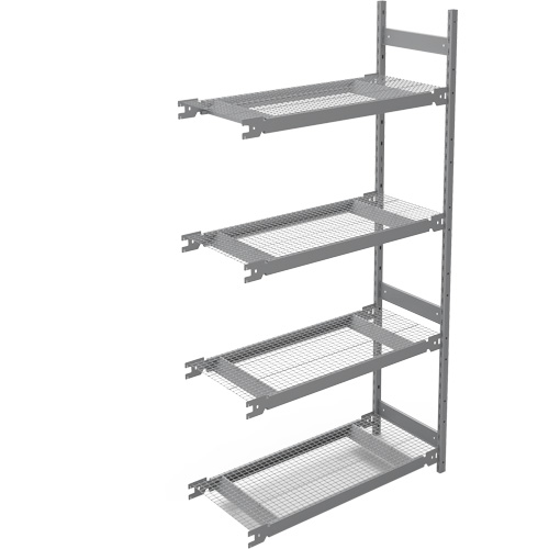 &eacute;tag&egrave;re de grande largeur, Acier, Sans boulons, Capacit&eacute; 1340 lb, 42" la x 84" h x 18" p Sidevic Inc.