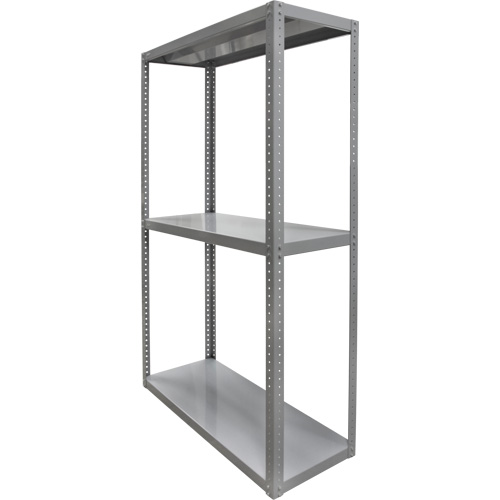Heavy-Duty Shelving, Steel, Bolted, 3000 lbs. Capacity, 36" W x 72" H x 18" D Sidevic Inc.