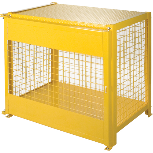 Armoires pour cylindres &agrave; gaz, nbre de bouteilles: 6, 44" , 30" , 37" , Jaune Sidevic Inc.