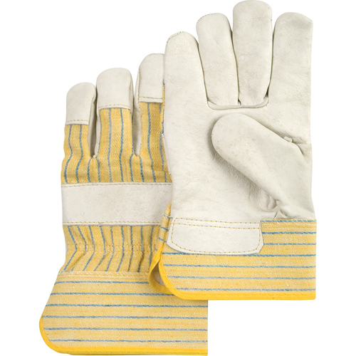 Standard-Duty Dry-Palm Fitters Gloves, X-Large, Grain Cowhide Palm, Cotton Inner Lining Sidevic Inc.
