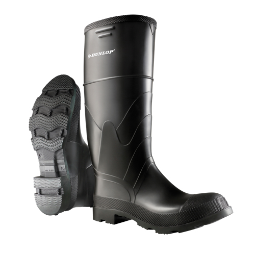 16" Economy Boots, PVC, Steel Toe, Size 6, Puncture Resistant Sole Sidevic Inc.